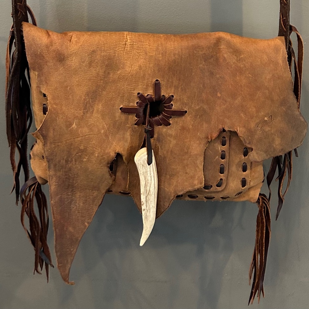 Jimmy Z leather satchel